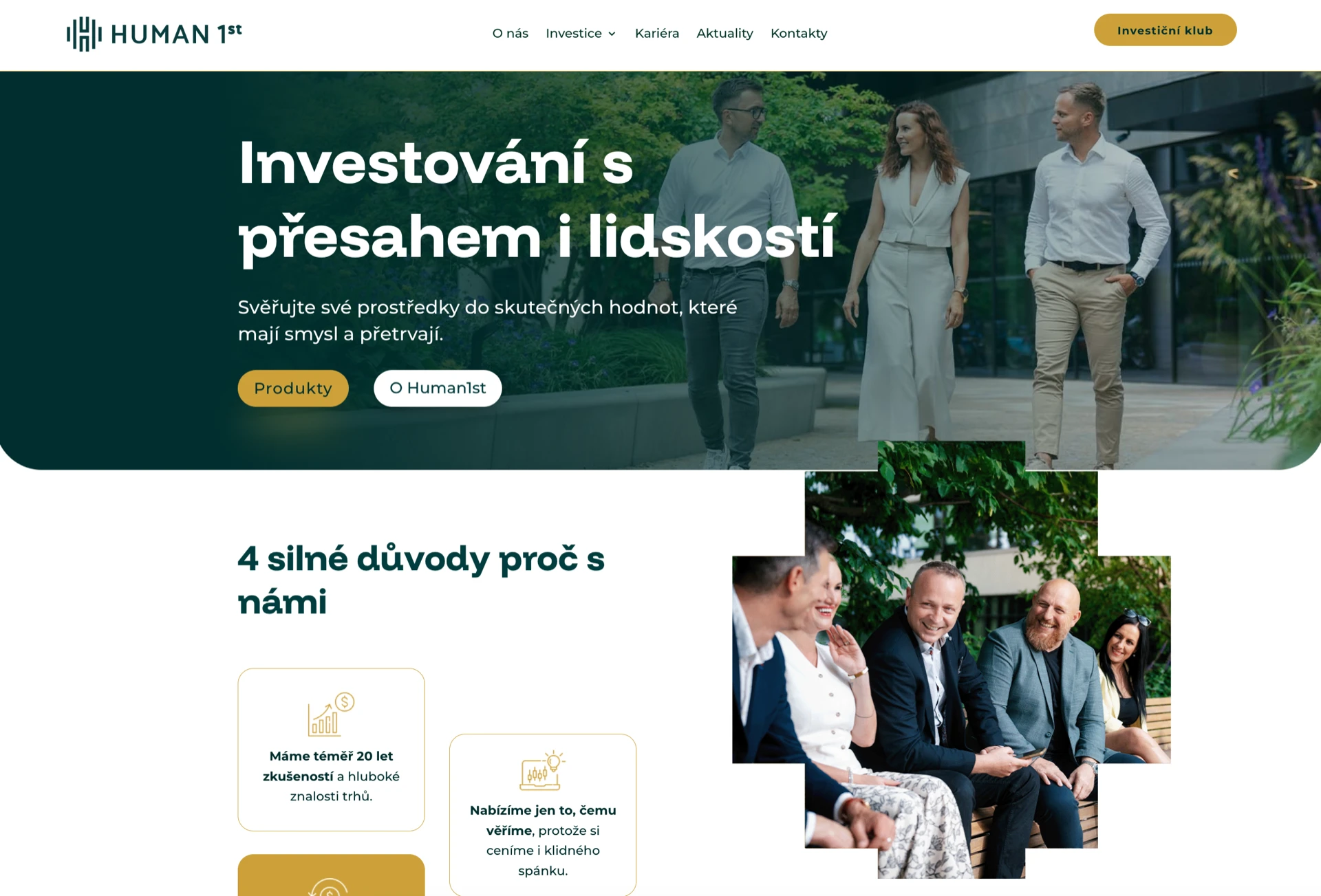 Webové stránky Human1st