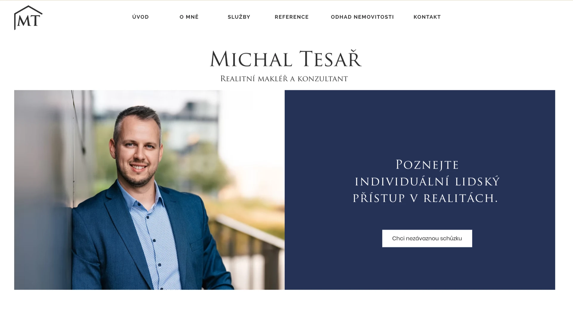 Webové stránky Michala Tesaře