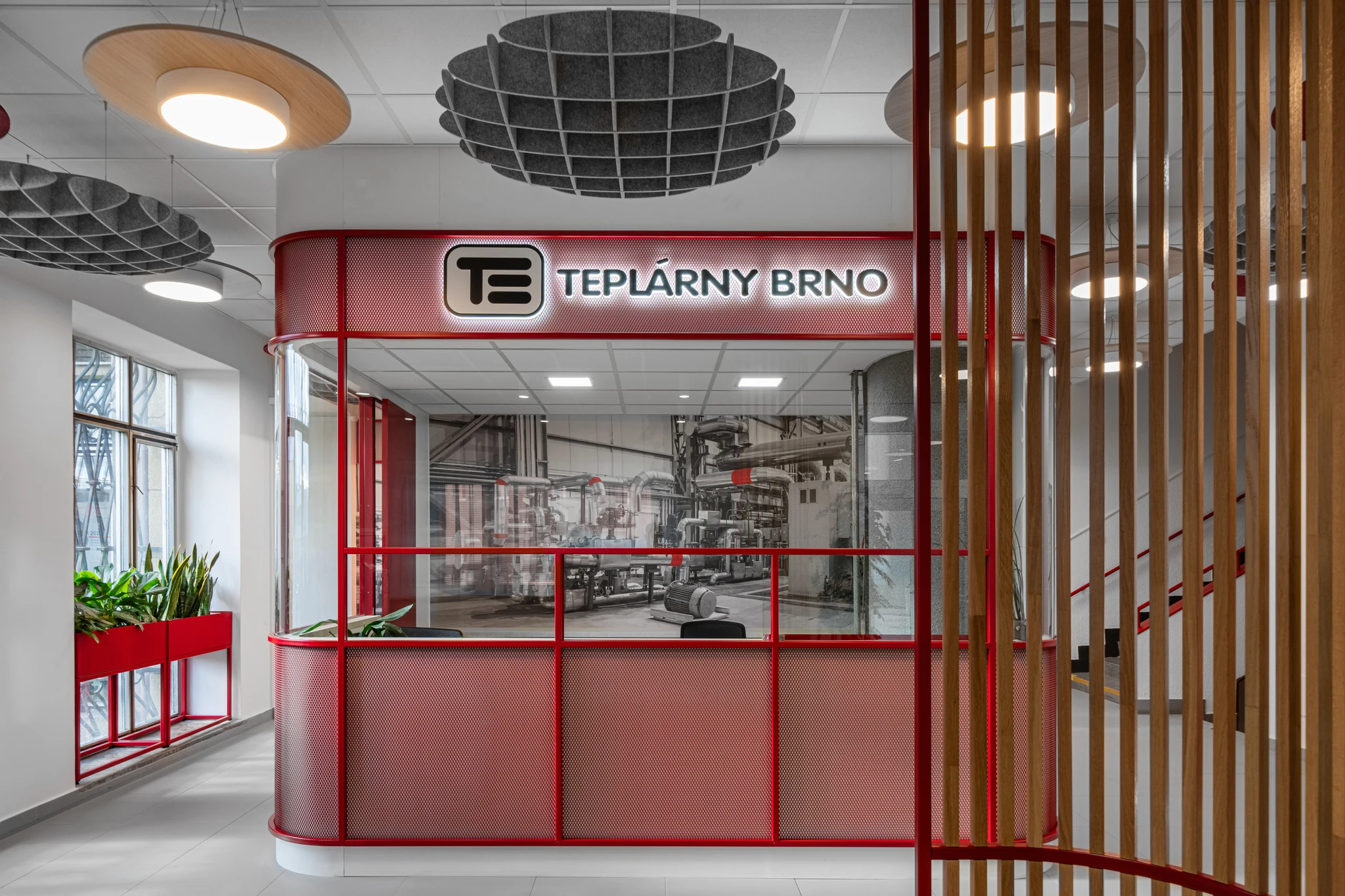 Interiéry pro designérské studio TOKA — Recepce Tepláren Brno, foto 2