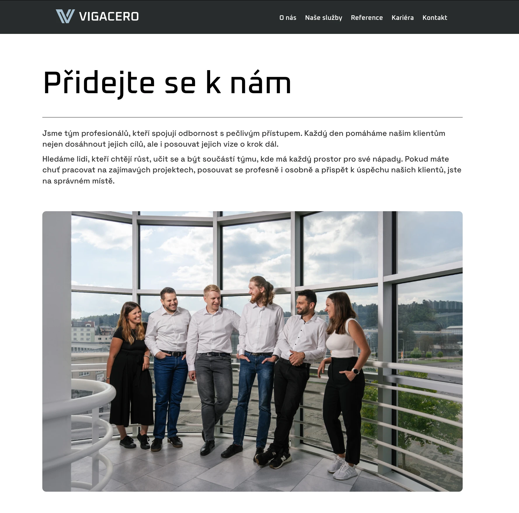 Webové stránky Vigacero