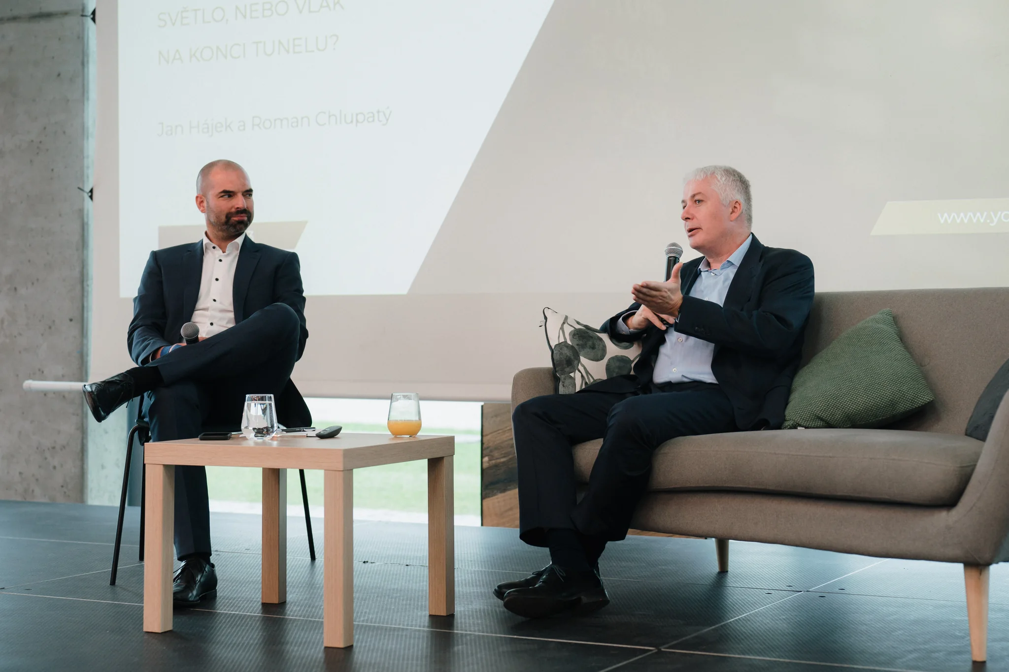 Panelová diskuze na firemní konferenci